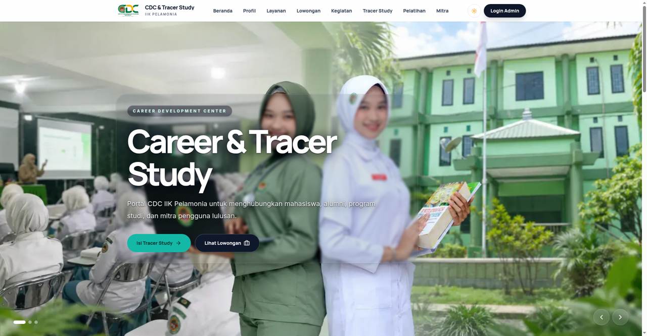 Aplikasi CDC & Tracer Study IIK Pelamonia